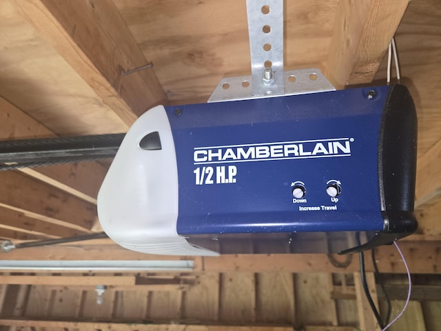 83 Milts Way, Lincoln, ME 04457 - garage view of a garage door opener