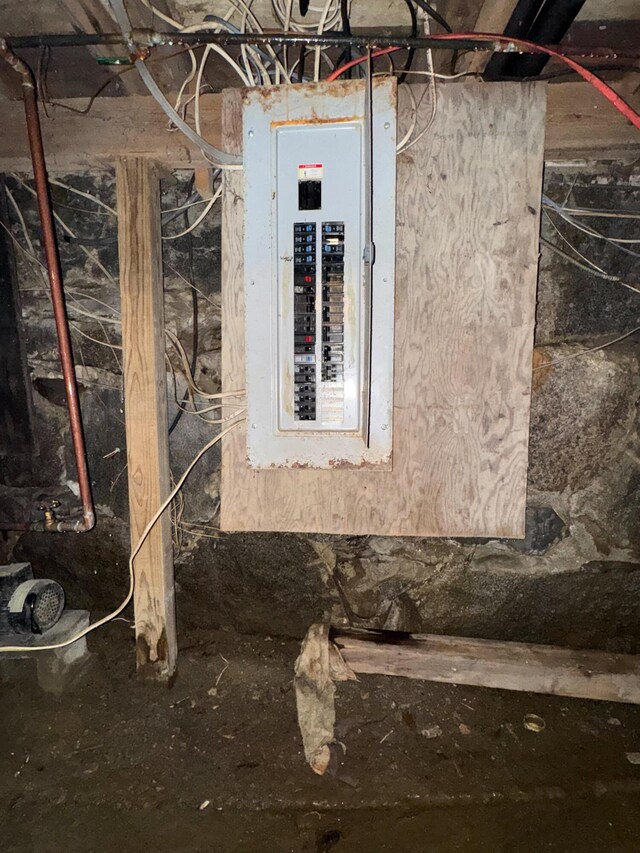 27 Main St, Vassalboro, ME 04989 - utilities featuring electric panel