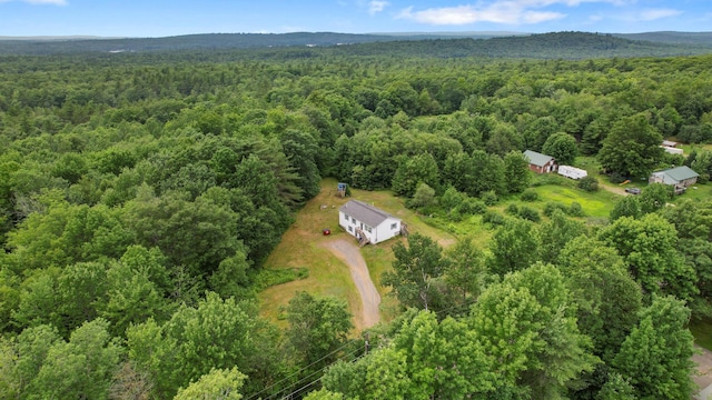 32 Barton Rd, Windsor, ME 04363 - aerial view of a heavily wooded area