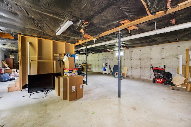 32 Barton Rd, Windsor, ME 04363 - view of basement