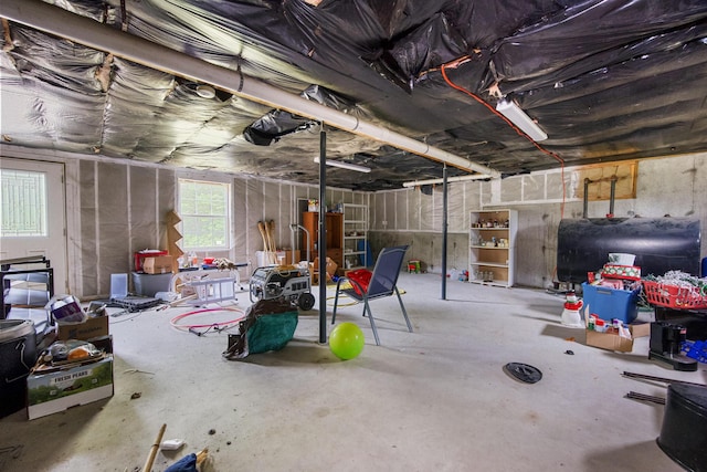 32 Barton Rd, Windsor, ME 04363 - below grade area with heating fuel