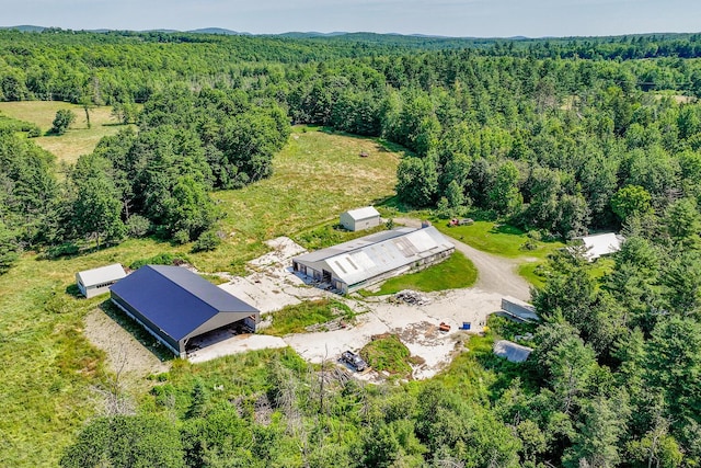 672 Brooks Rd, Knox, ME 04986 - bird's eye view of a forest