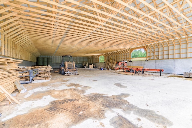 672 Brooks Rd, Knox, ME 04986 - view of garage