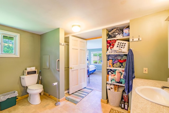 672 Brooks Rd, Knox, ME 04986 - bathroom with toilet and vanity