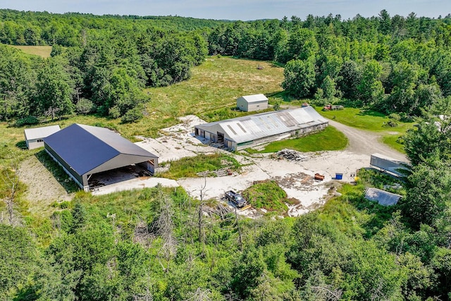 672 Brooks Rd, Knox, ME 04986 - aerial view of a forest