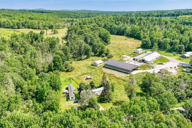 672 Brooks Rd, Knox, ME 04986 - view of property location featuring a forest