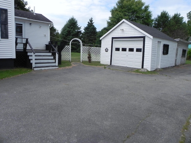 269 County Rd, Lubec, ME 04652 - detached garage with driveway