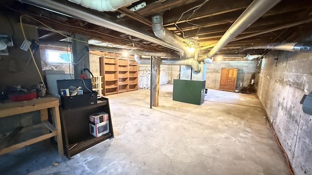 269 County Rd, Lubec, ME 04652 - basement featuring heating unit