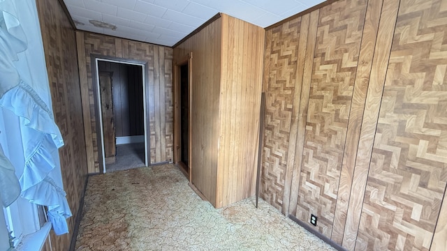 269 County Rd, Lubec, ME 04652 - hallway featuring wood walls