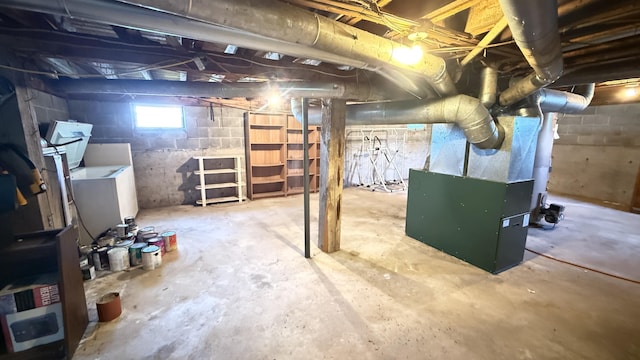269 County Rd, Lubec, ME 04652 - basement featuring heating unit