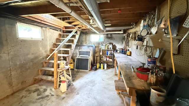 269 County Rd, Lubec, ME 04652 - basement featuring stairs