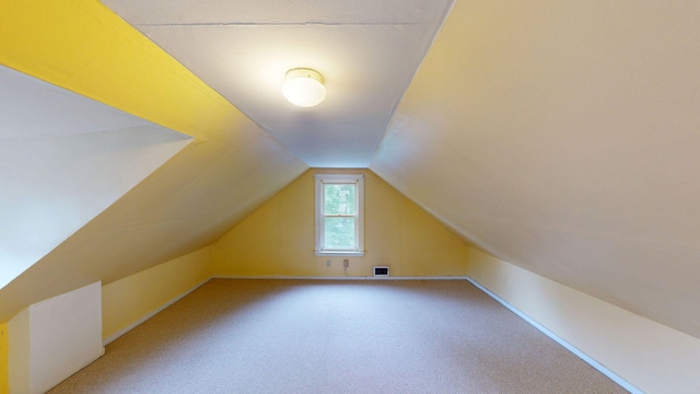 46 Crest Ave, Auburn, ME 04210 - additional living space featuring vaulted ceiling and carpet