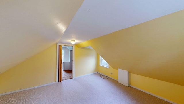 46 Crest Ave, Auburn, ME 04210 - bonus room featuring carpet floors and vaulted ceiling