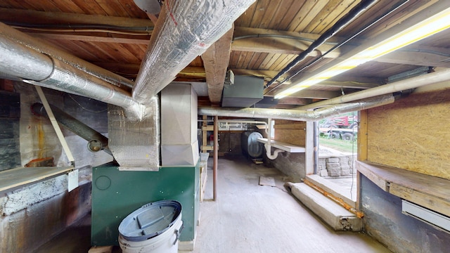46 Crest Ave, Auburn, ME 04210 - basement with heating fuel