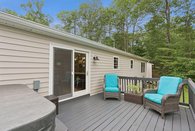 471 Methodist Rd, Westbrook, ME 04092 - view of wooden deck