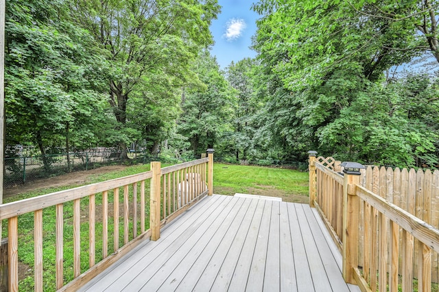 38 Silvermount St, Waterville, ME 04901 - view of wooden deck