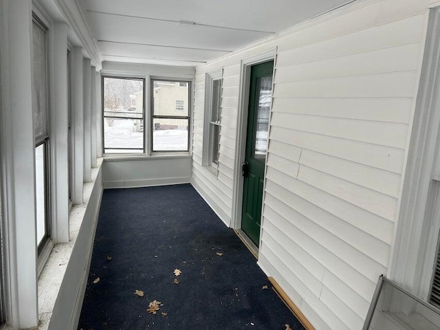 7 S Grove St, Waterville, ME 04901 - view of unfurnished sunroom