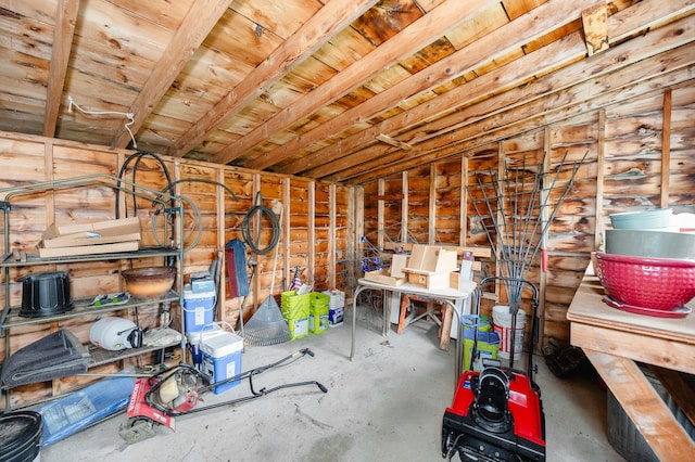 2887 Middle Rd, Sidney, ME 04330 - misc room with concrete floors