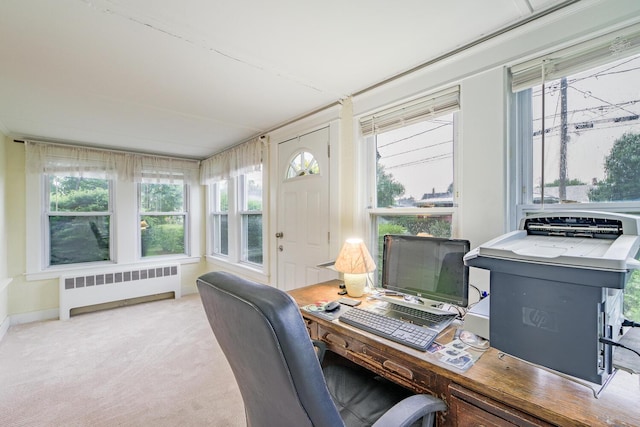 3 N Garand St, Winslow, ME 04901 - carpeted office space featuring radiator and baseboards