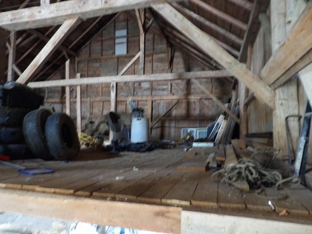 38 Atkinson Rd, Charleston, ME 04422 - view of unfinished attic