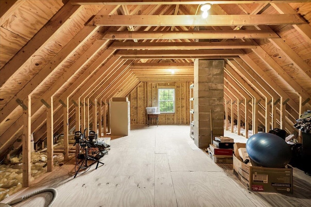 21 Bowling Green Ln, Belfast, ME 04915 - view of attic