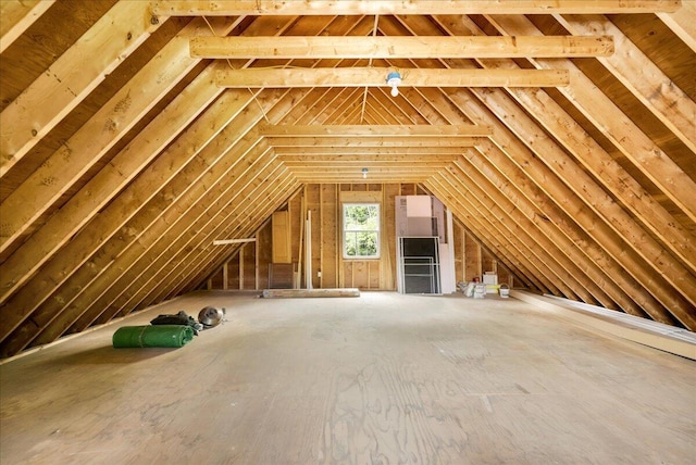 21 Bowling Green Ln, Belfast, ME 04915 - view of unfinished attic