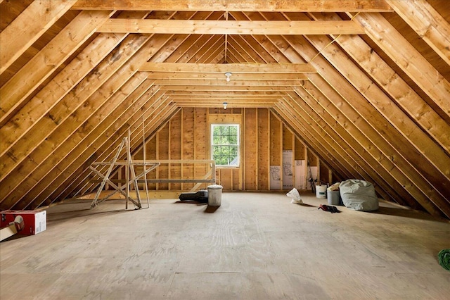21 Bowling Green Ln, Belfast, ME 04915 - view of attic