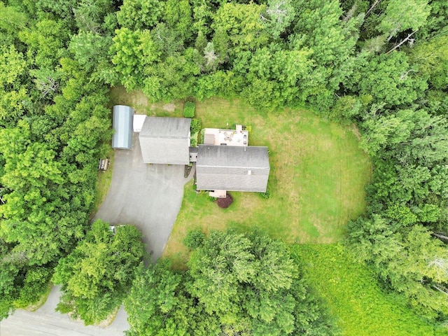 21 Bowling Green Ln, Belfast, ME 04915 - view from above of property