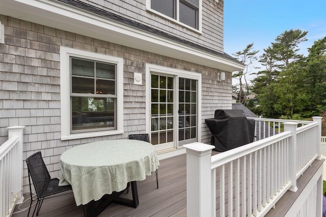 17 Intervale Rd, York, ME 03902 - deck with a grill