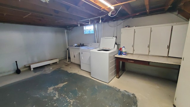 9 Wood St, Bangor, ME 04401 - below grade area featuring washer and dryer