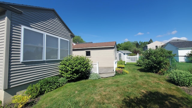 9 Wood St, Bangor, ME 04401 - view of yard featuring a storage unit