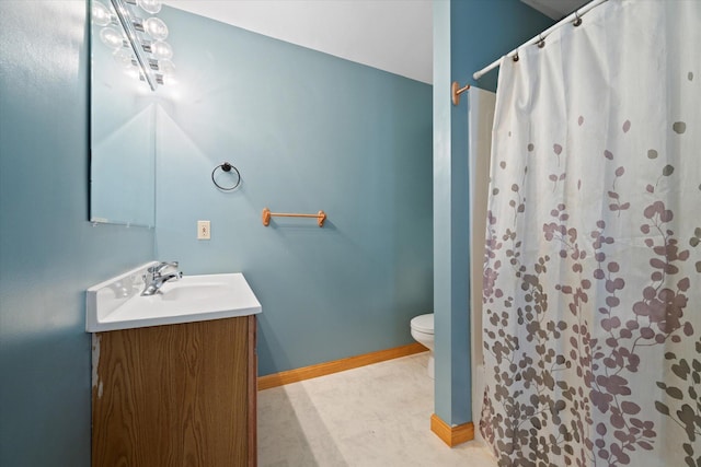 2 Bryer Heights Rd, Milford, ME 04461 - full bathroom featuring vanity and a shower with curtain