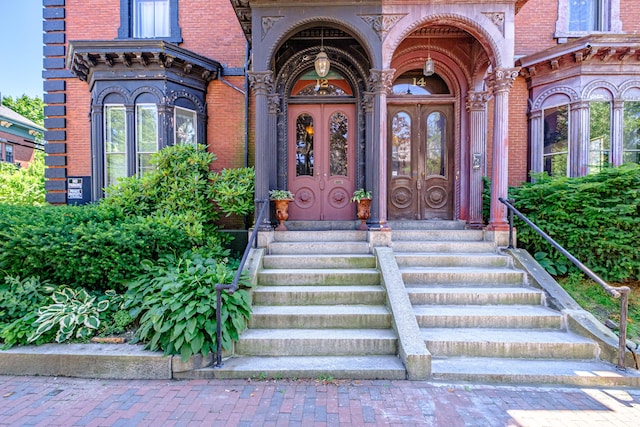 12 Deering St Unit 1, Portland, ME 04101 - doorway to property with brick siding