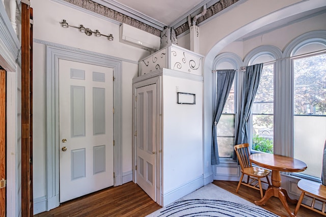 12 Deering St Unit 1, Portland, ME 04101 - entryway featuring wood finished floors and arched walkways