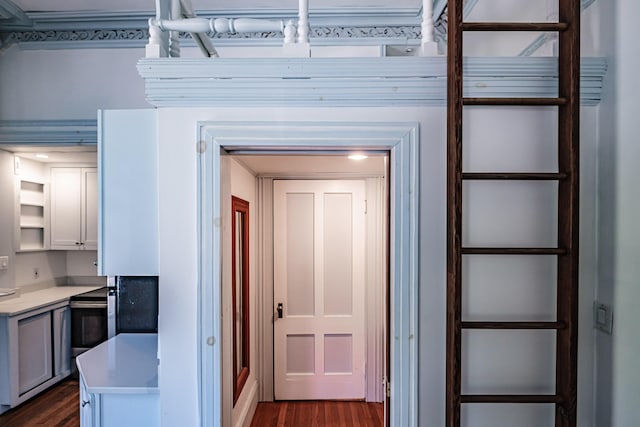12 Deering St Unit 1, Portland, ME 04101 - kitchen featuring dark wood finished floors and light countertops