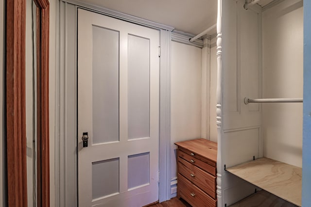 12 Deering St Unit 1, Portland, ME 04101 - walk in closet featuring wood finished floors