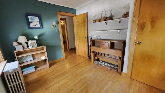 28 Eastland Ave, Millinocket, ME 04462 - hall with wood finished floors