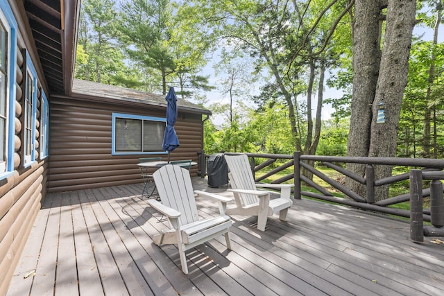 94 Crest Ave, Boothbay Harbor, ME 04538 - view of wooden terrace