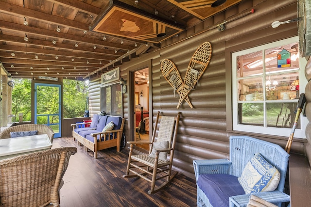94 Crest Ave, Boothbay Harbor, ME 04538 - porch featuring outdoor lounge area
