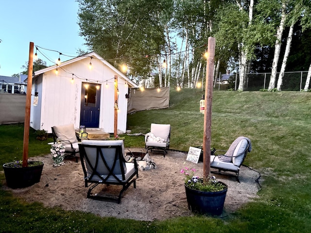 133 Ohio St, Millinocket, ME 04462 - view of yard with an outdoor structure
