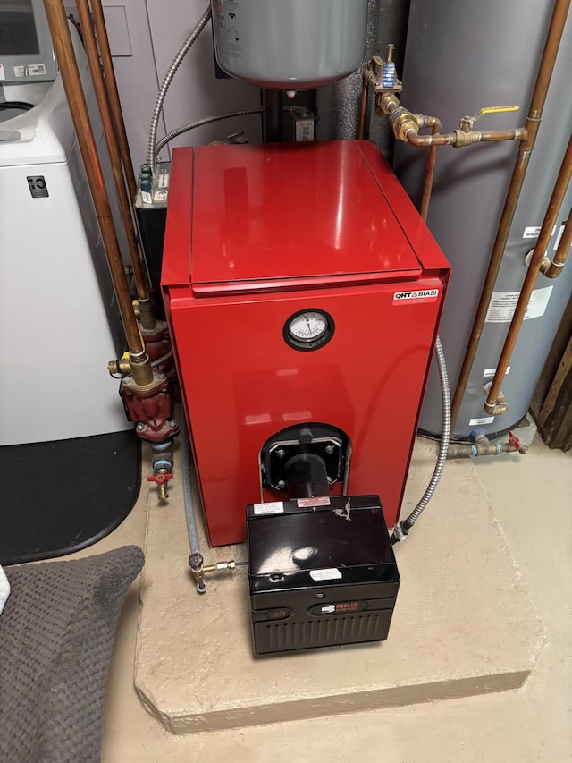 133 Ohio St, Millinocket, ME 04462 - utilities with water heater and a heating unit