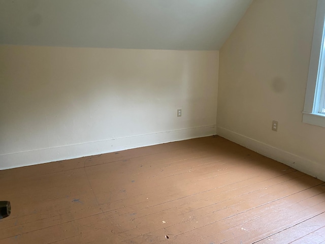 65 Quarry Rd, Sullivan, ME 04664 - bonus room featuring lofted ceiling and hardwood / wood-style floors