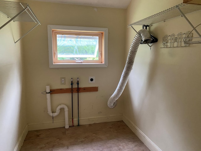 65 Quarry Rd, Sullivan, ME 04664 - washroom featuring electric dryer hookup and hookup for a washing machine