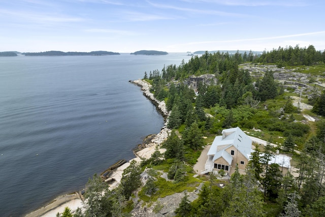 86 City Point Rd, Vinalhaven, ME 04863 - aerial overview of property's location featuring a large body of water