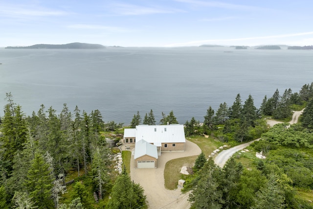 86 City Point Rd, Vinalhaven, ME 04863 - view from above of property featuring a nearby body of water