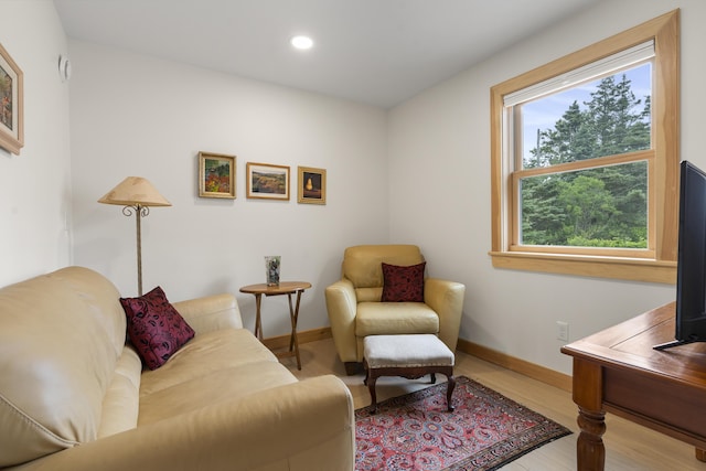86 City Point Rd, Vinalhaven, ME 04863 - living area featuring recessed lighting and wood finished floors