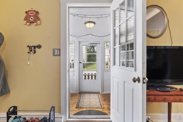 22 Cobb Rd, Bath, ME 04530 - foyer with wood finished floors
