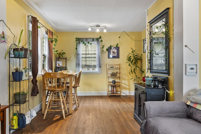 22 Cobb Rd, Bath, ME 04530 - dining space featuring hardwood / wood-style floors and baseboards