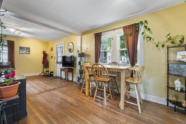 22 Cobb Rd, Bath, ME 04530 - dining area featuring wood-type flooring
