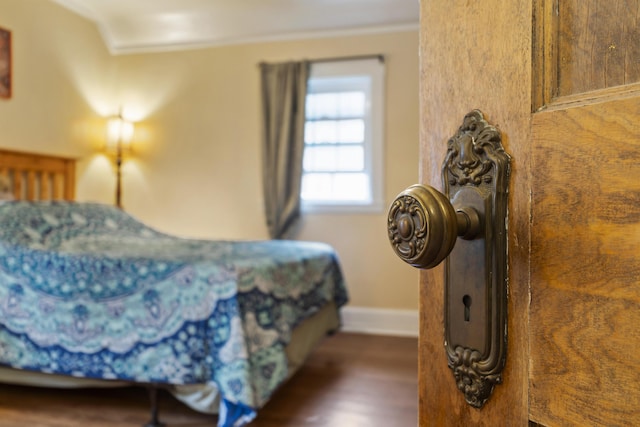 22 Cobb Rd, Bath, ME 04530 - bedroom featuring crown molding and baseboards